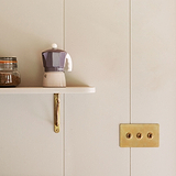 3g toggle with shelf bracket on wall and shelf