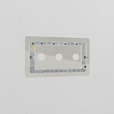 3G Switch Plate - Polished Nickel