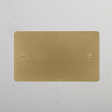 2G Blank Plate - Antique Brass