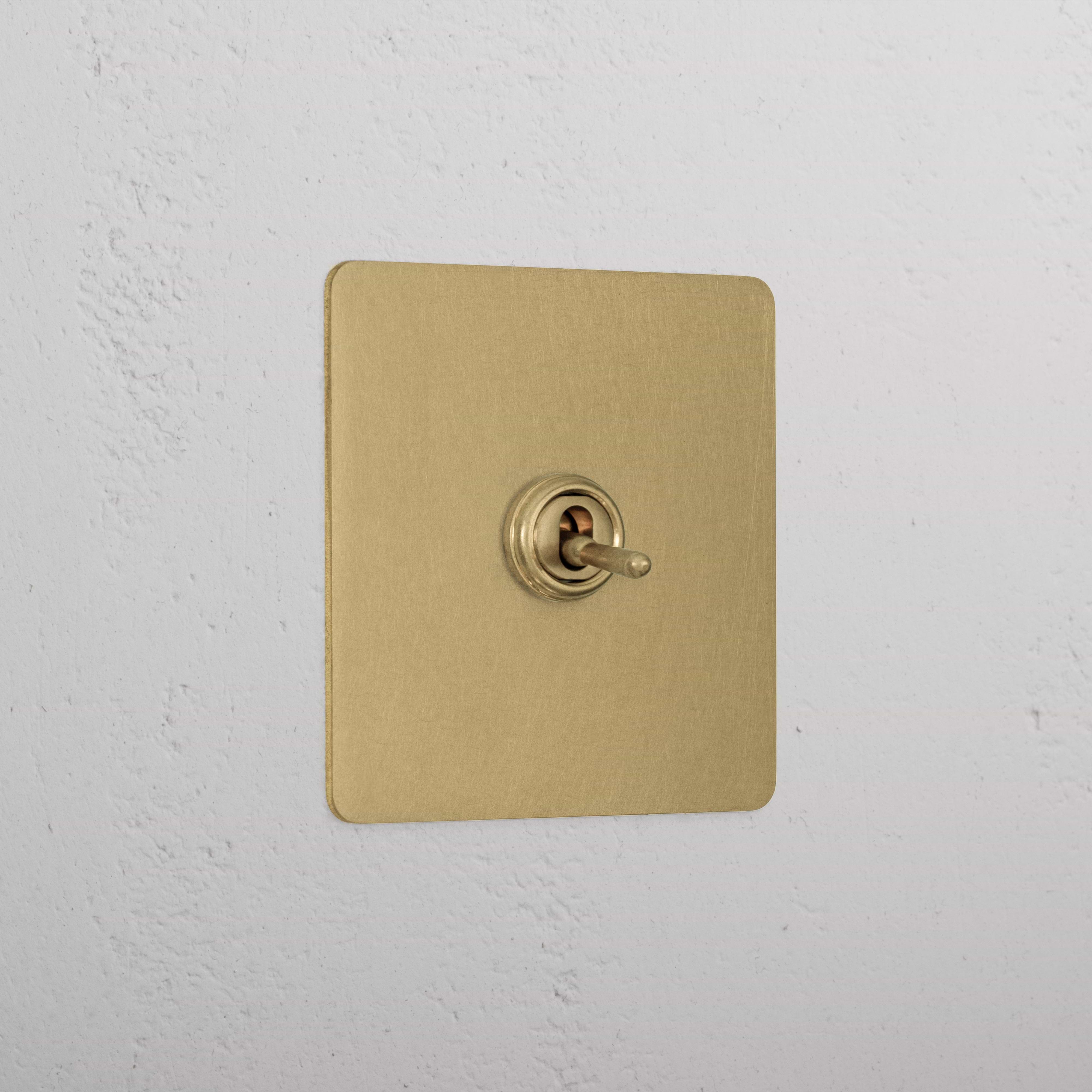 1G Intermediate Toggle Switch - Antique Brass