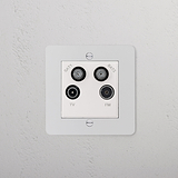 Aerial Socket - Paintable White