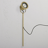 Cambridge Ground Floodlight – Antique Brass, outdoor floodlight with brass finish and ground stake.
