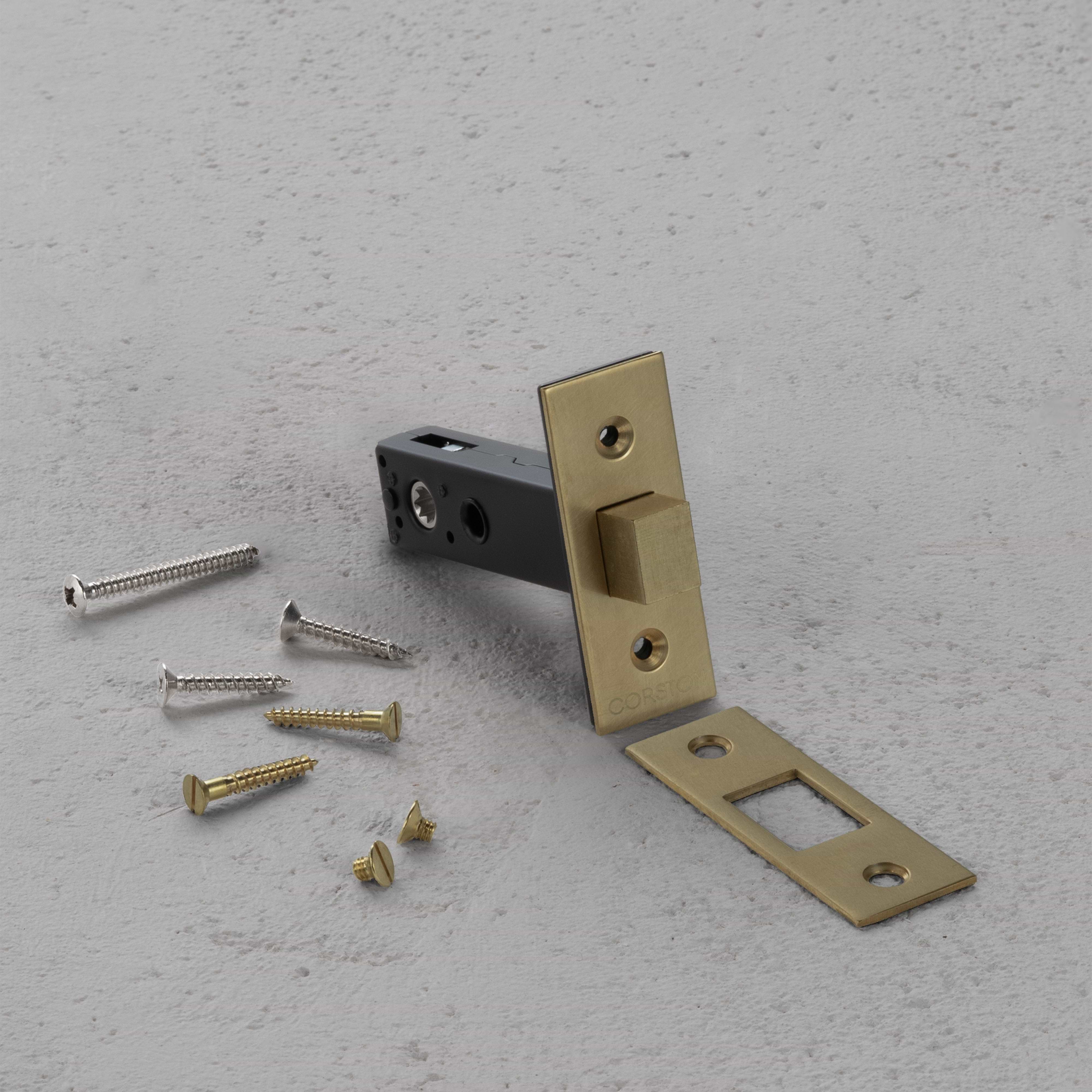Tubular Lock 60mm – Antique Brass