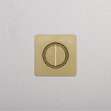 Regent Recessed Thumbturn - Antique Brass