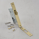 50mm Hook Lock - Antique Brass