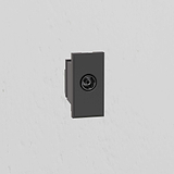 Tv Single Outlet - Black