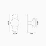 kilburn furniture knob dimensions