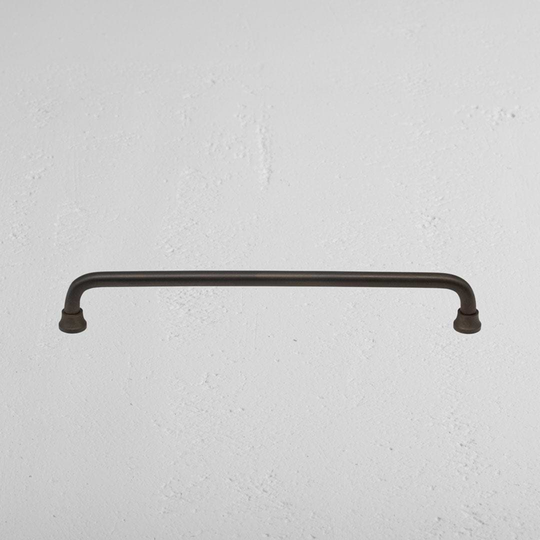 Bronze Sycamore Furniture Handle In White Background