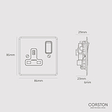 Single Socket UK - Clear White