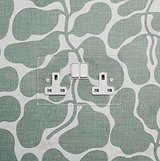 Double Socket UK - Clear White