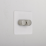 2G Dimmer Switch _ Paintable Polished Nickel