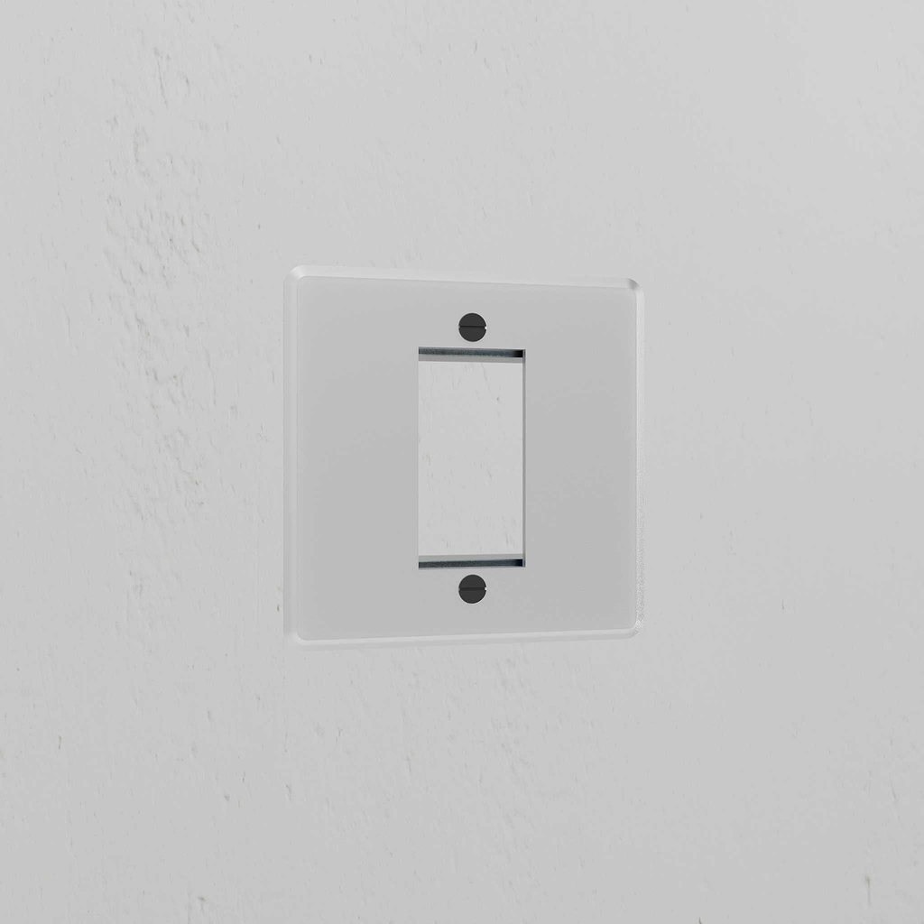1G 25mm Module Plate - Clear Black