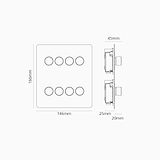 8G Two Way Dimmer Switch - Bronze