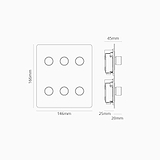 6G Two Way Dimmer Switch - Antique Brass