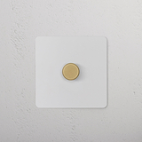 1G Two Way Dimmer Switch - Paintable Antique Brass