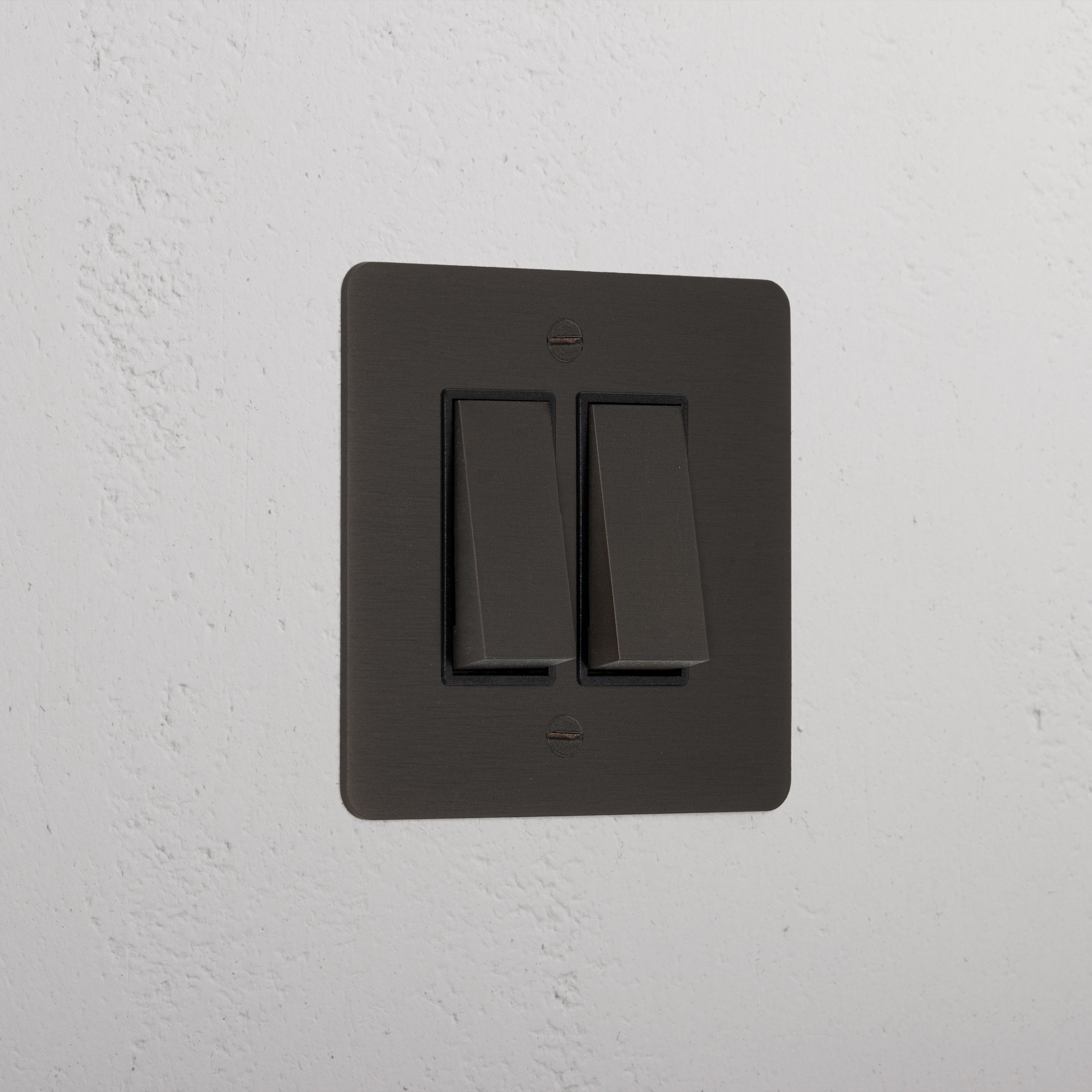 2G Two Way Rocker Switch - Bronze Black