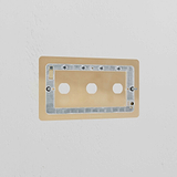 3G Switch Plate - Antique Brass