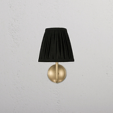 Small Malvern Wall Light in Deep Green front facing