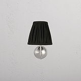 Small Malvern Wall Light in Deep Green front facing