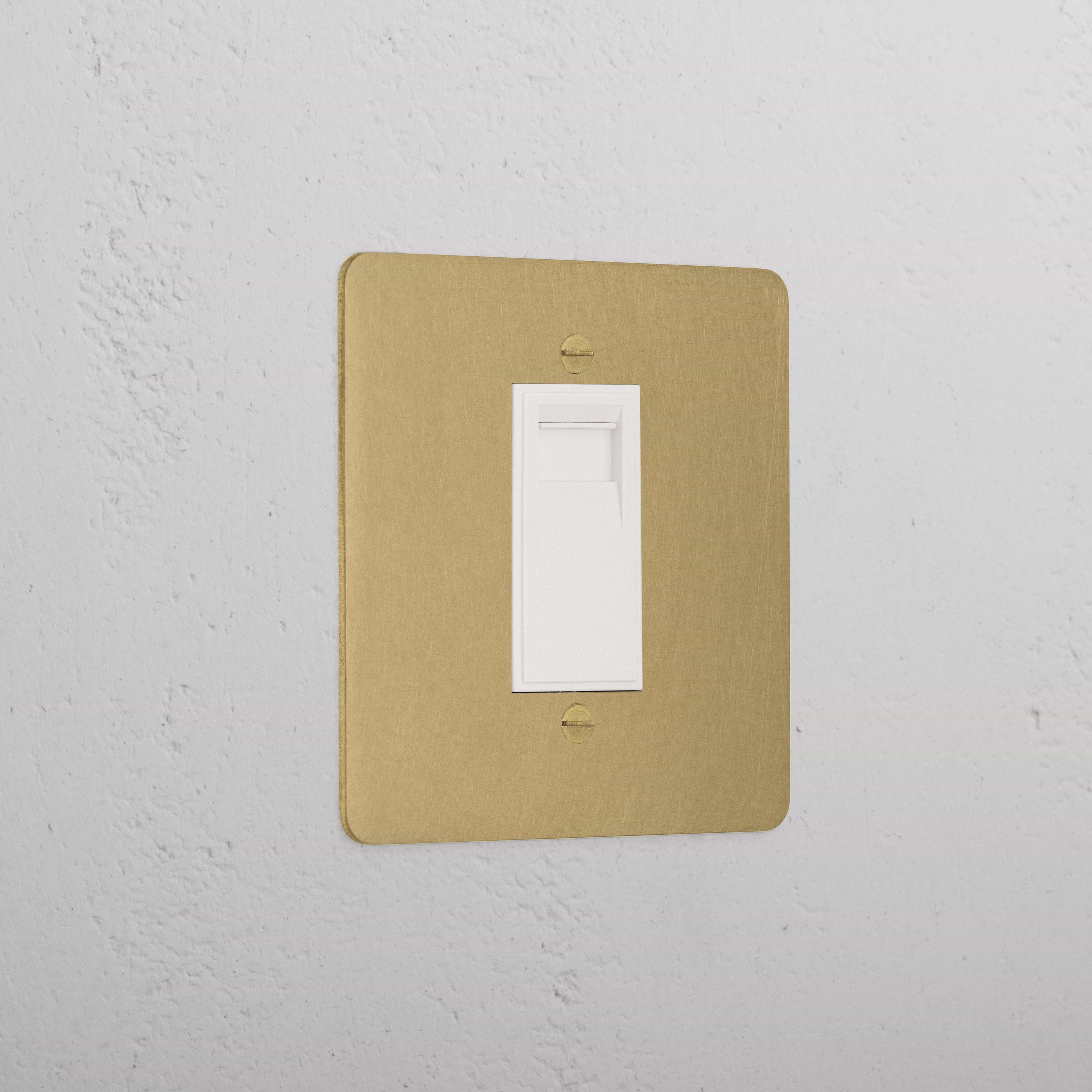 Luxury Antique Brass Bt Slave Socket White