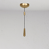 Bathroom Pull Switch - Antique Brass