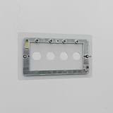 4G Switch Plate - Clear