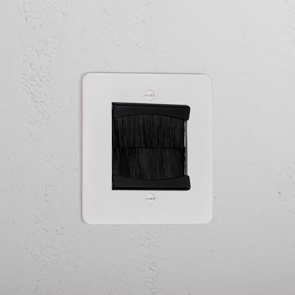 Single Brush Plate _ Paintable Black