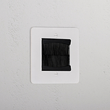 Single Brush Plate _ Paintable Black