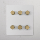 6G Dimmer Switch - Paintable Antique Brass
