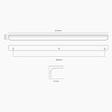Oxford Furniture Handle 384mm - Polished Nickel