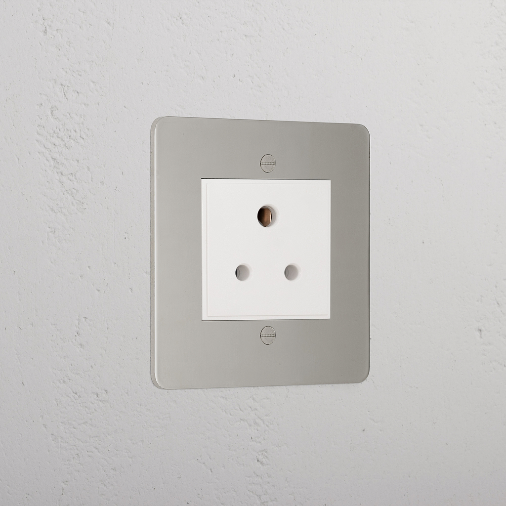 Luxury Polished Nickel 5A Light Socket Black