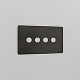 4G Switch Plate - Bronze