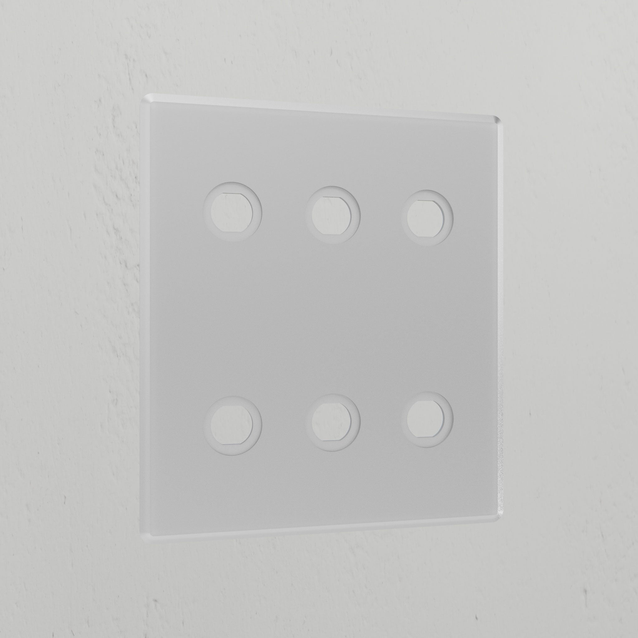 6G Switch Plate - Clear