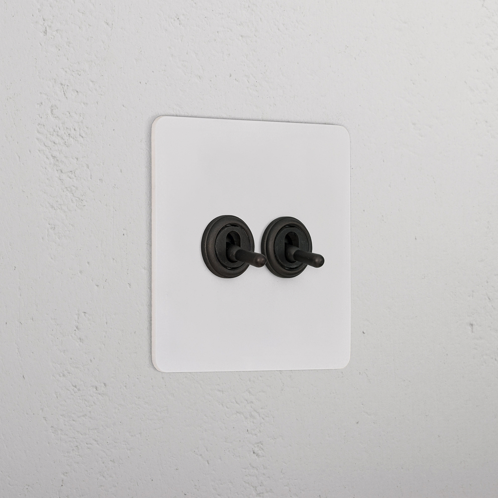 2G Two Way Toggle Switch _ Paintable Bronze