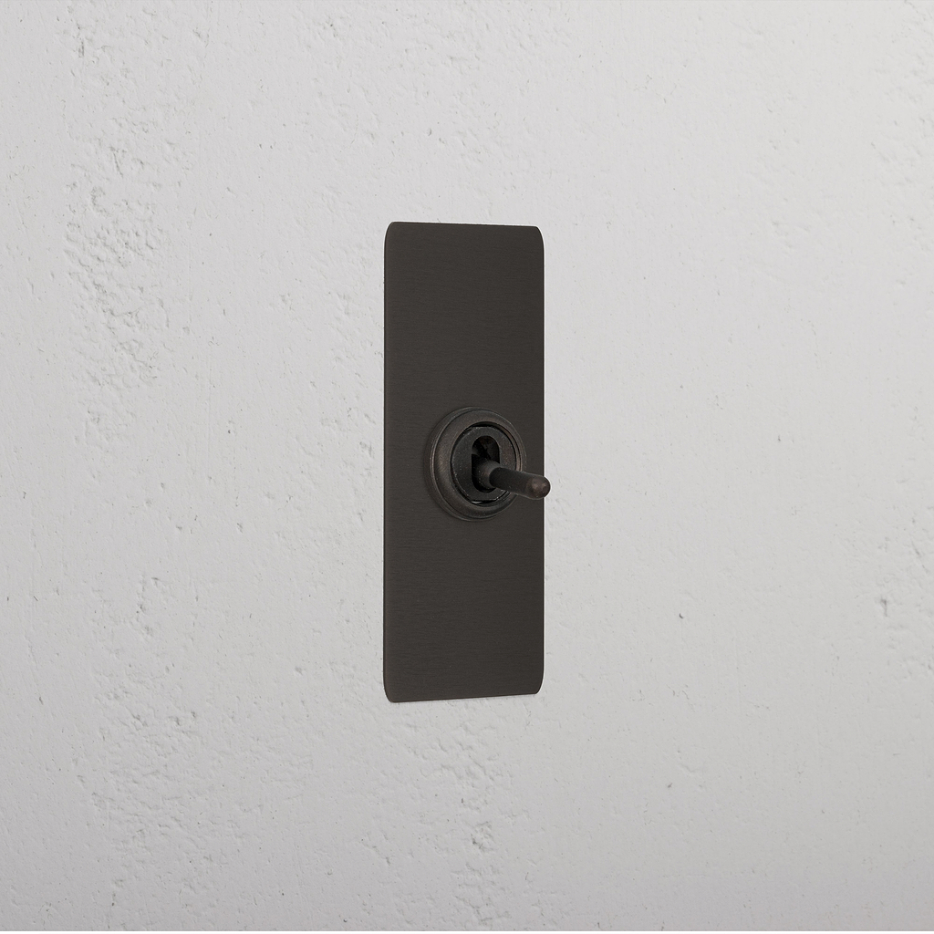 1G Architrave Intermediate Toggle Switch - Bronze