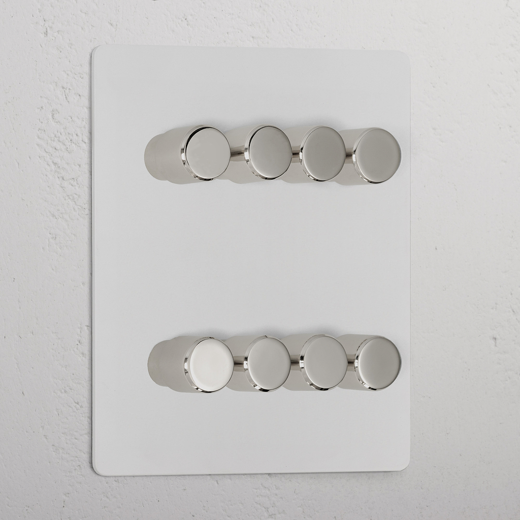 8G Dimmer Switch _ Paintable Polished Nickel