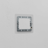 1G 50mm Module Plate - Clear Black