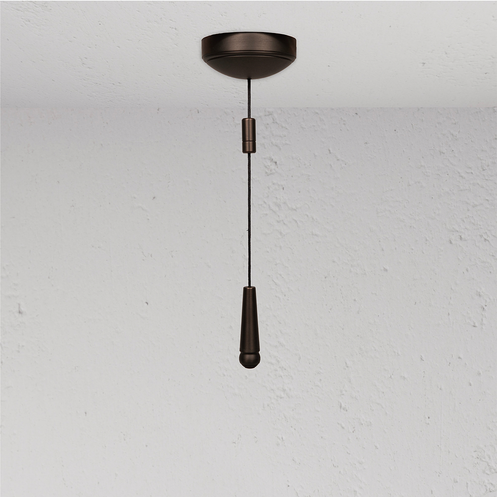 Bathroom Pull Switch - Bronze 
