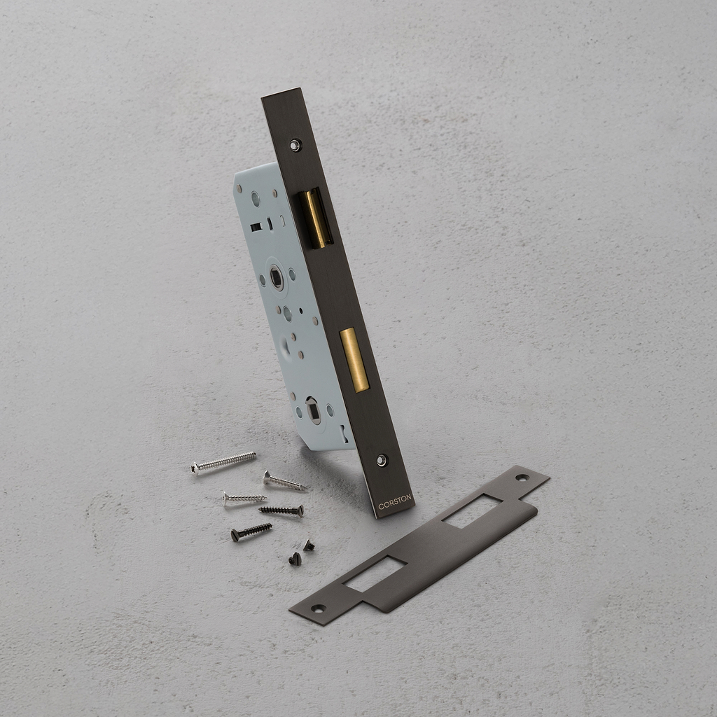 Bathroom Mortice Lock 60mm – Bronze