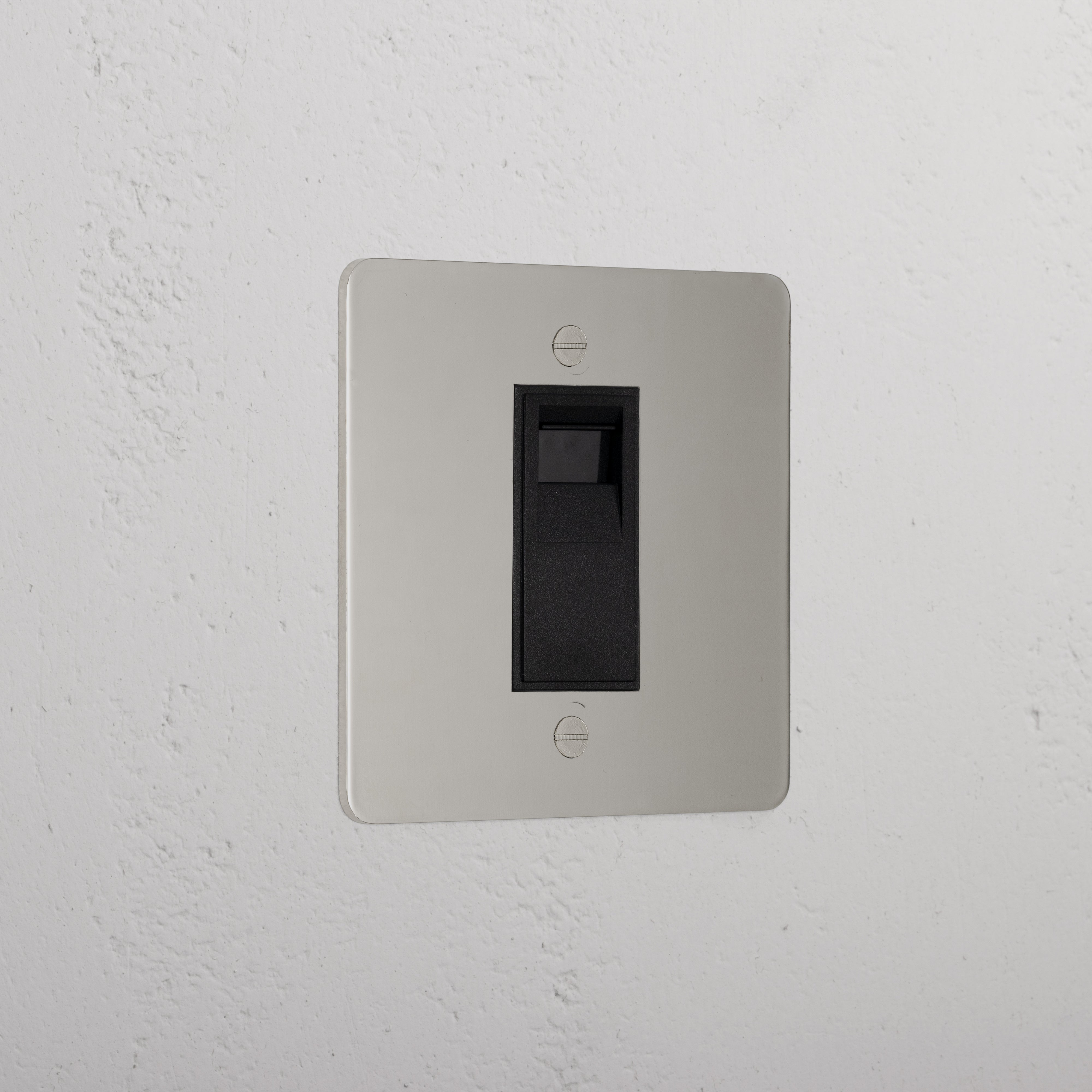 Premium Polished Nickel Bt Slave Socket Black