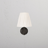 Small Malvern Wall Light in Alabaster White front facing
