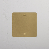 1G Blank Plate - Antique Brass