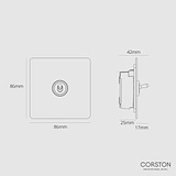 1G Double Pole Toggle Switch - Polished Nickel