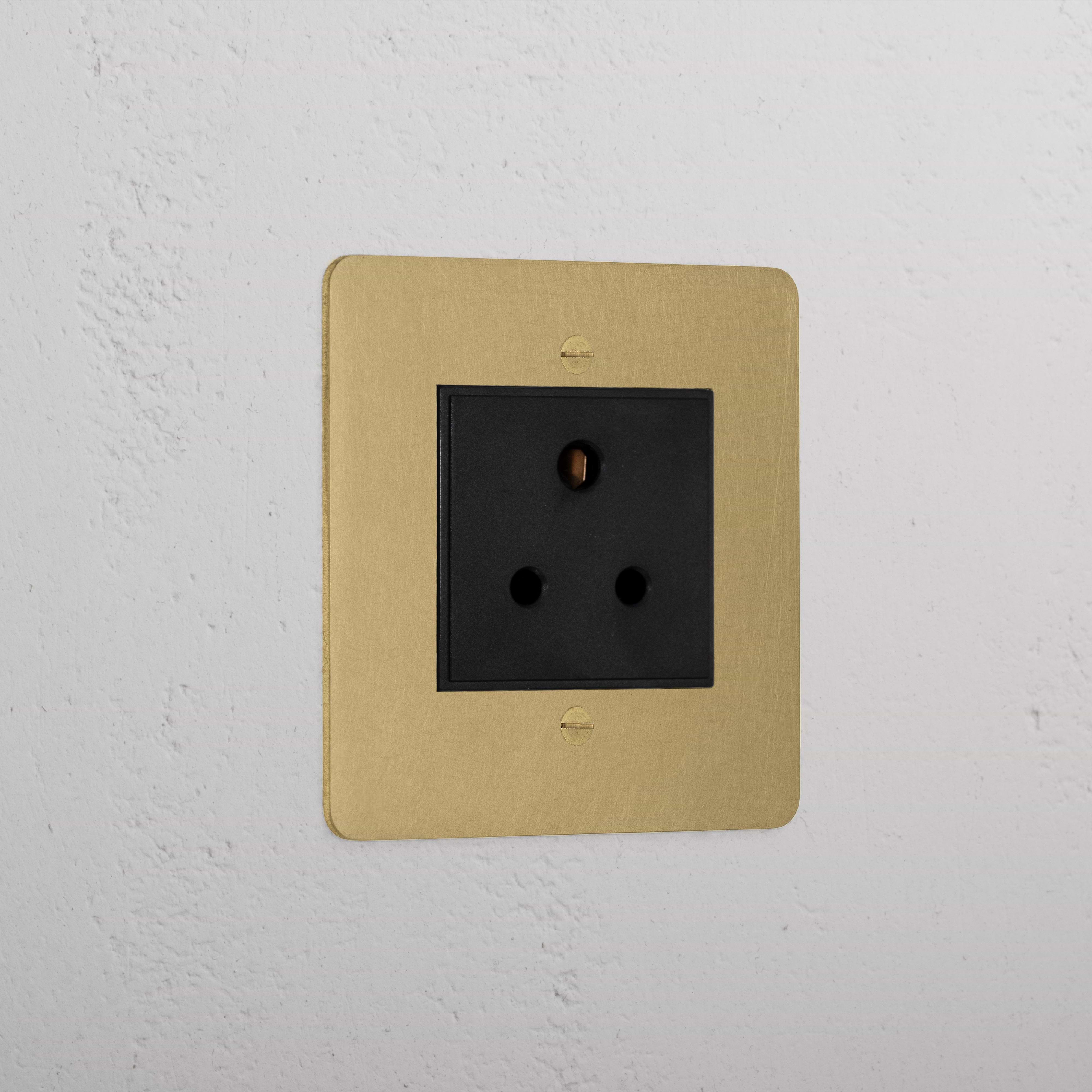 Interior Antique Brass 5A Light Socket Black