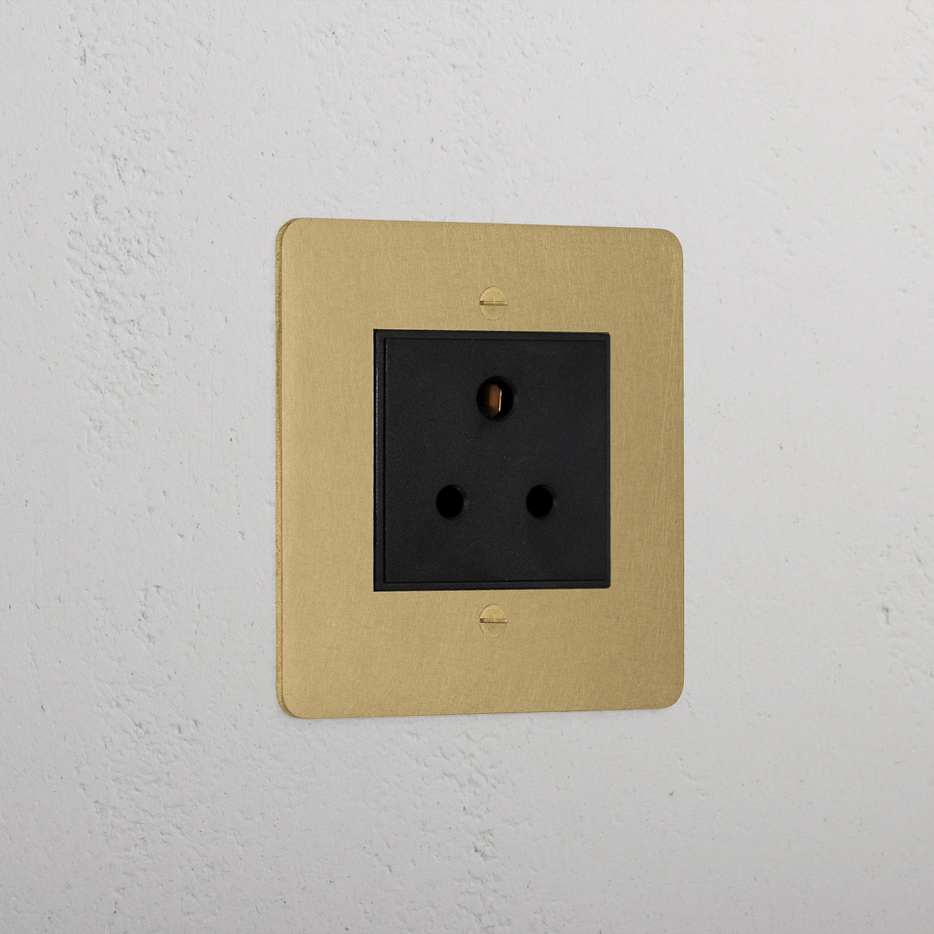 Interior Antique Brass 5A Light Socket Black