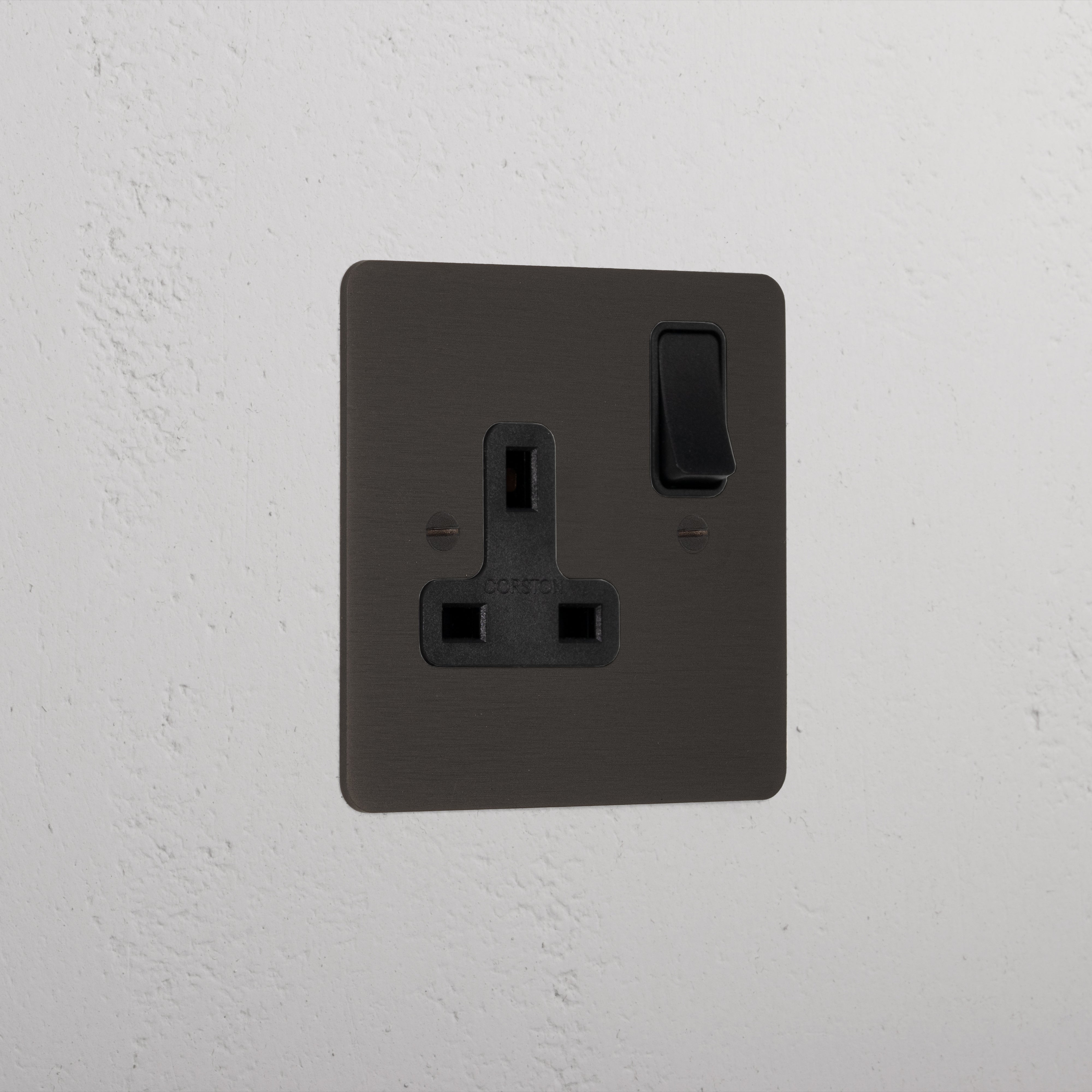 Bronze Modern Single Socket Black