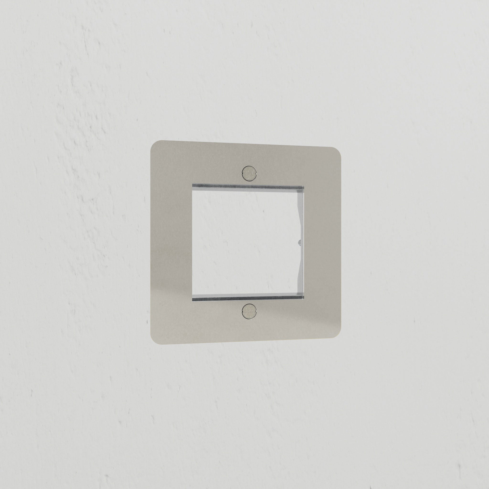 1G 50mm Module Plate - Polished Nickel