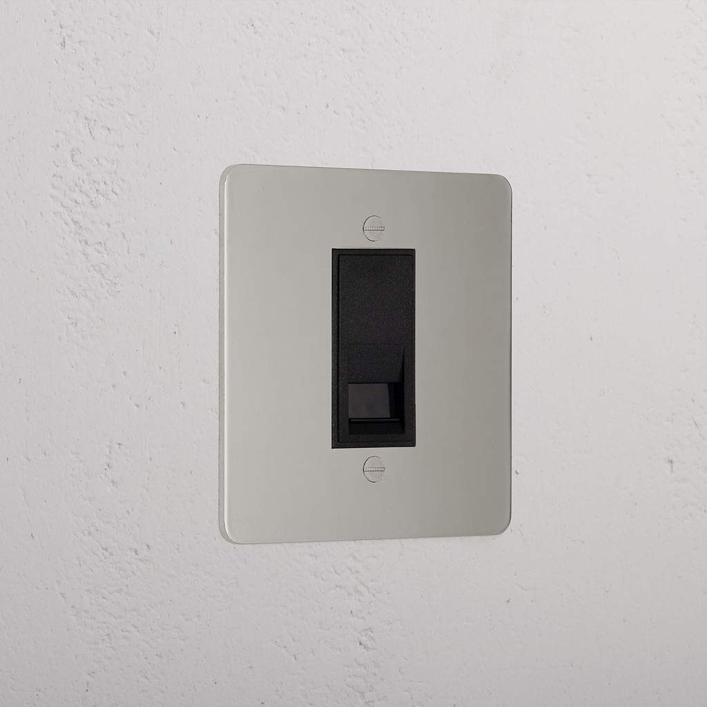 Elegant Polished Nickel Bt Master Socket Black