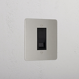 Elegant Polished Nickel Bt Master Socket Black