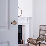 Digby Sprung Door Handle - Antique Brass